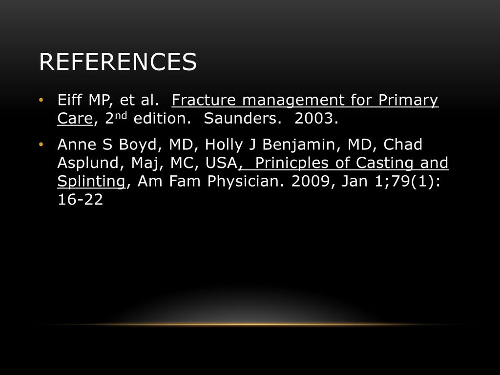 Fracture Management in the Primary Care Setting - ppt download Fracture Management in the Primary Care Setting - ppt download